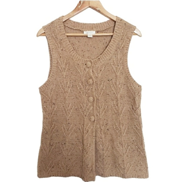 Jackets & Blazers - 5 for $25 tan knit sweater vest